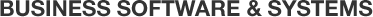 Business Software & Systems